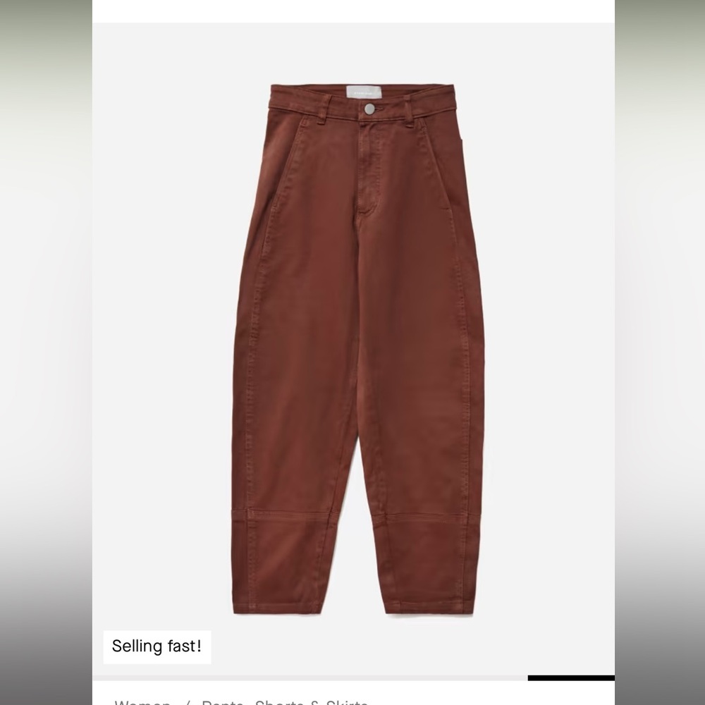 Everlane Barrel Leg Pants